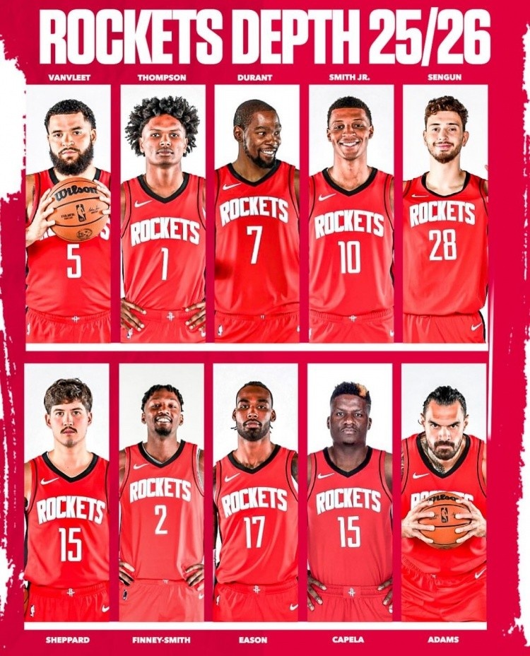 开云体育下载-ESPN：杜兰特加盟精准补强 火箭上季单打效率仅列联盟第28位